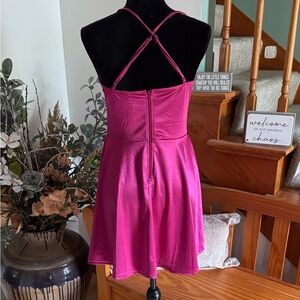 Elegant Pink Women's Dress